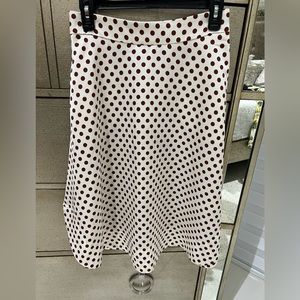 Eva Mendez polka dot skirt